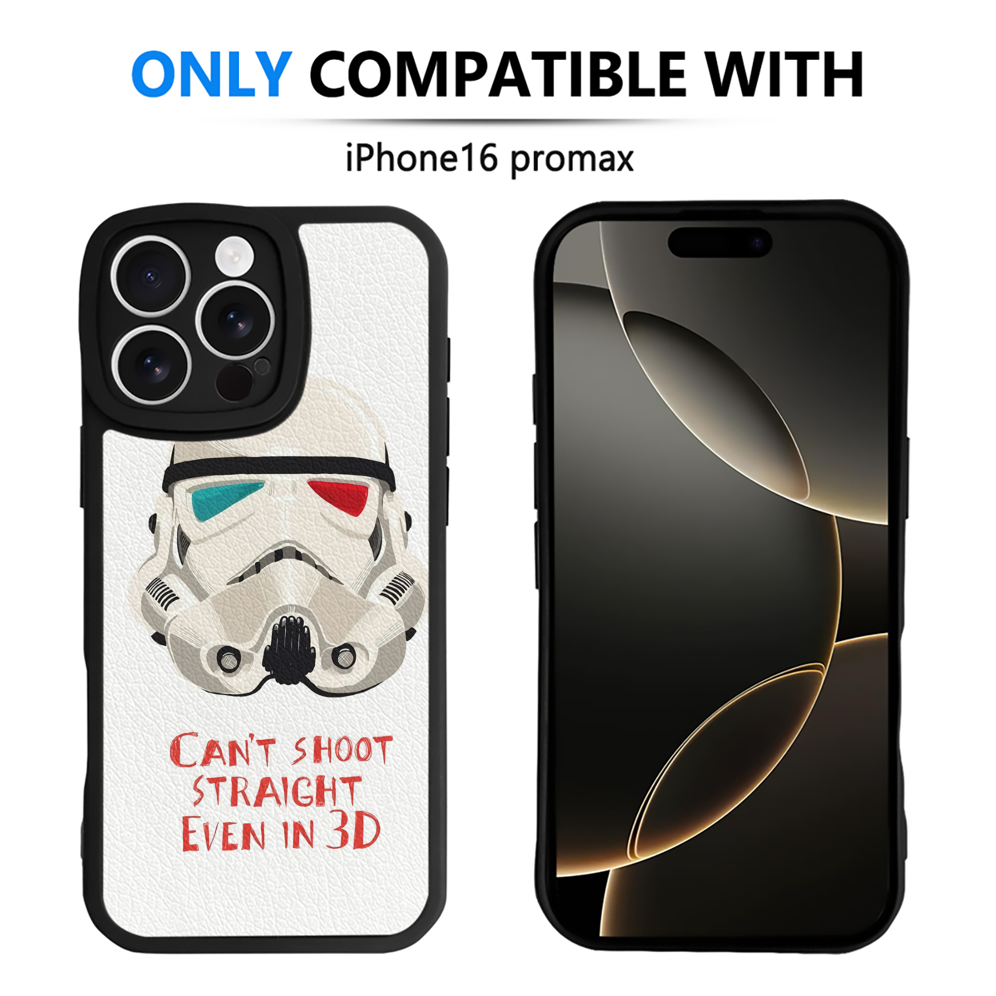 （画像用） スター・ウォーズ Star Wars 【iPhone 16シリーズ対応】シリコンスマホケース（レザー調） 材質：シリコン